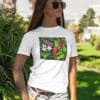 Bora Bora t-shirt girl in a park