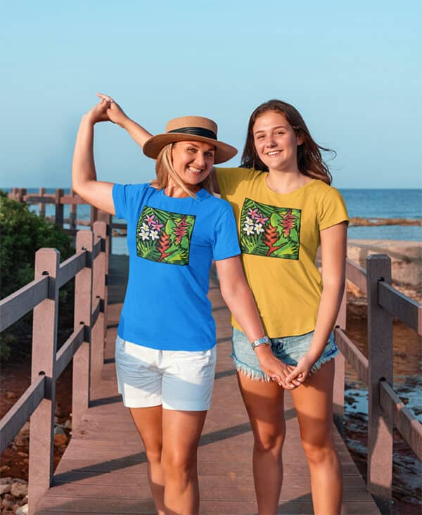 Bora Bora t-shirts mother and doter