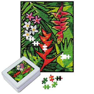 Tropical floral Bora Bora jigsaw puzzle